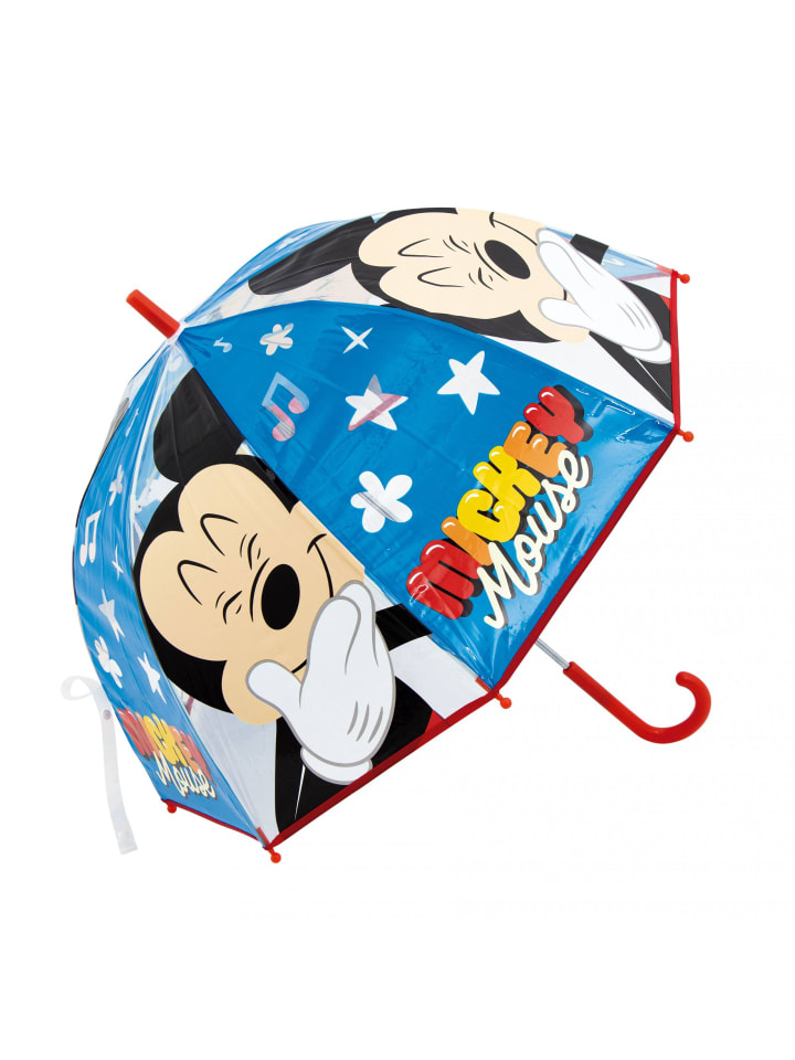 Disney Mickey Mouse Regenschirm Disney Mickey Mouse (D): 68 cm in Rot günstig kaufen 68