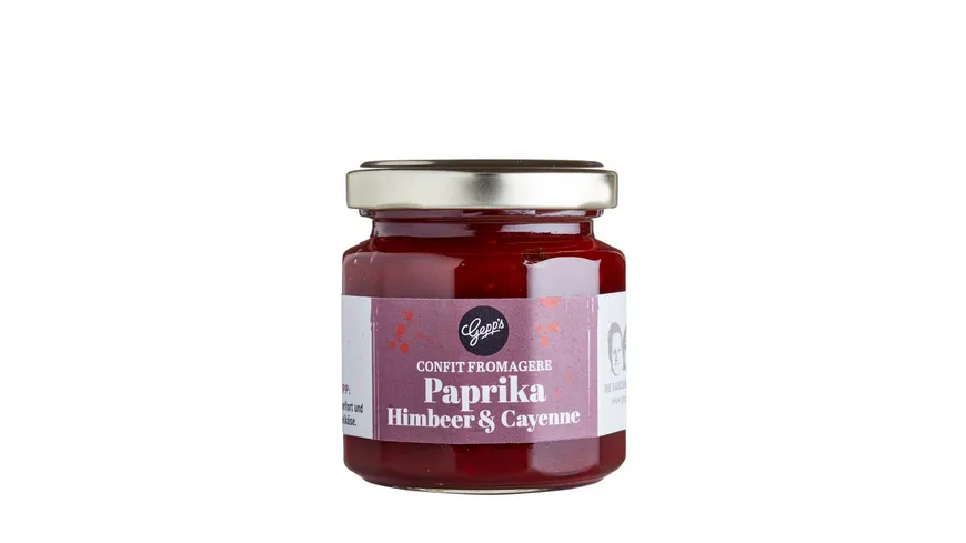 Gepp's Confit Paprika mit Himbeere & Cayenne-Pfeffer 125 g