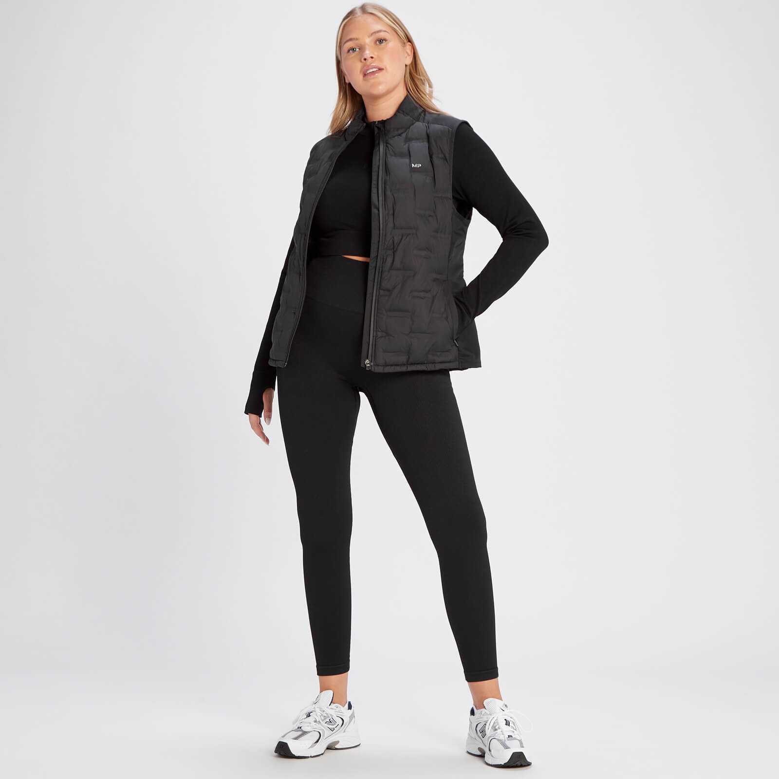 Doudoune sans manches MP Velocity Ultra pour femmes – Noir