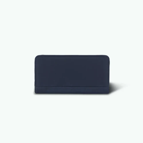 Large Nara wallet in navy blue