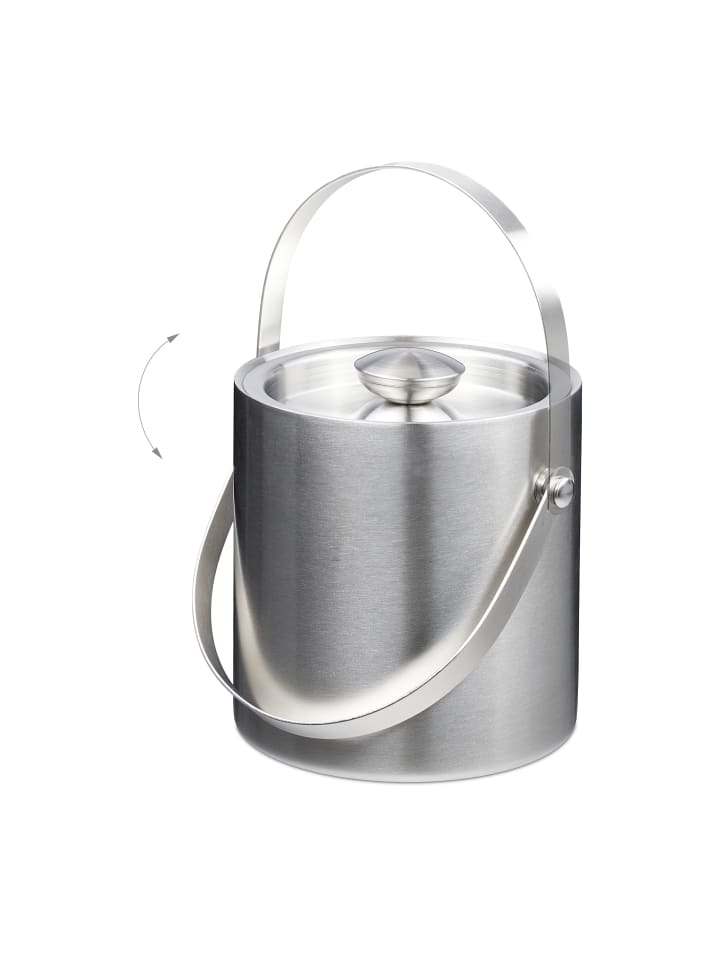 relaxdays Eiswürfelbehälter in Silber - 1,5 Liter günstig kaufen onesize