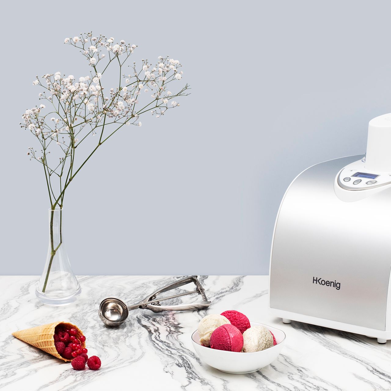 H.Koenig professionelle Eismaschine 1 L