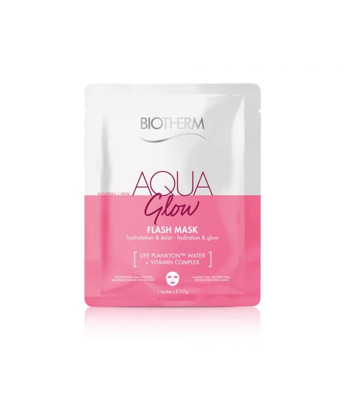 BIOTHERM-AQUA FLASH MASK GLOW-Masque Tissu -  Hydratation Flash & Eclat instantané