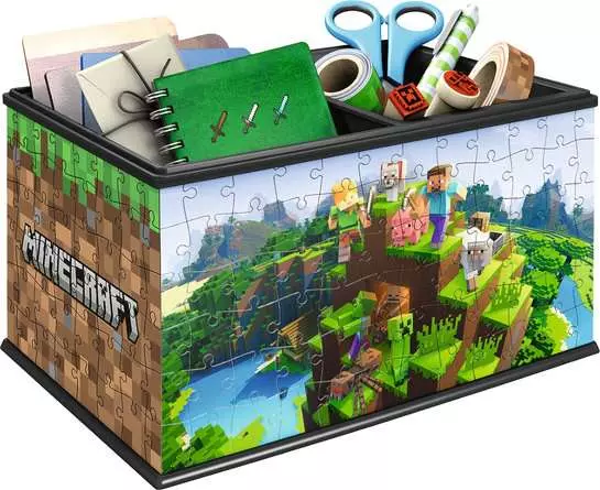 3D Puzzle Aufbewahrungsbox Minecraft