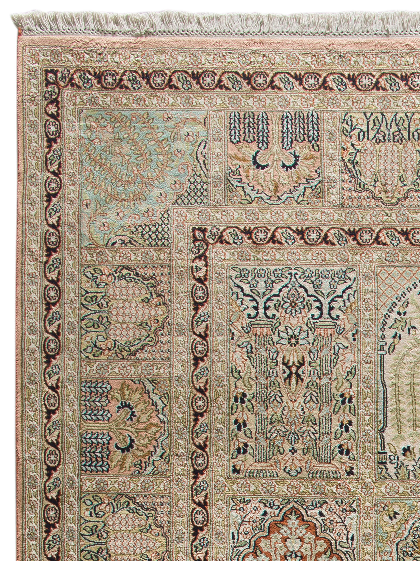 Kaschmir Seide 18/18 ca. 248 x 310 cm, Unikat / Einzelstück