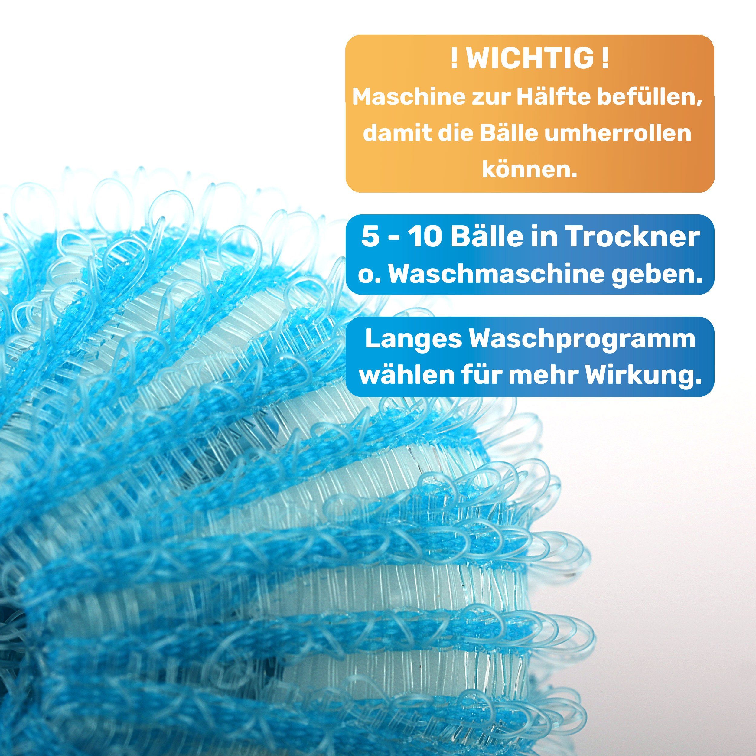 BluePet Wäschekugel 8x Fusselbälle, Wäschebälle