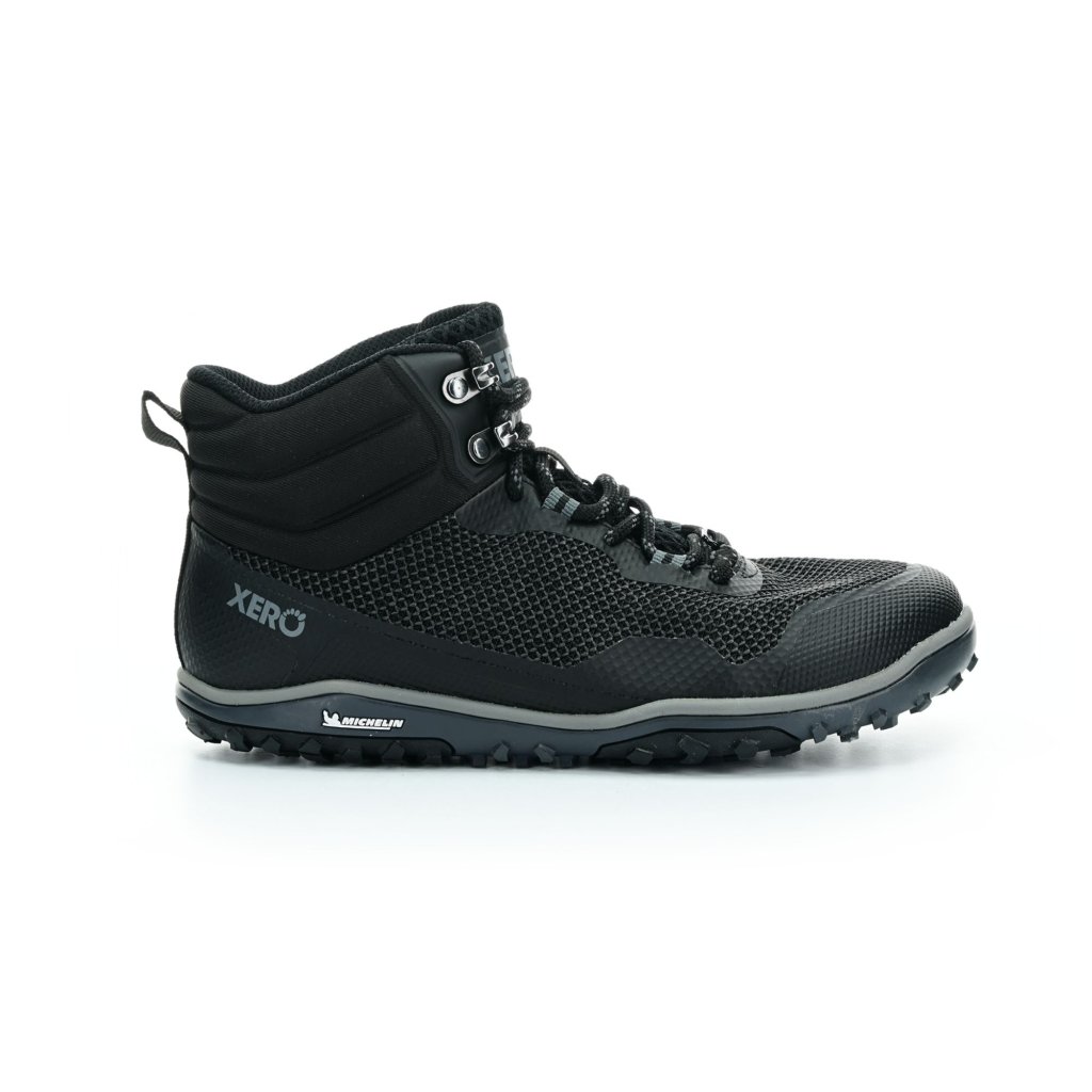 Xero Shoes Scrambler Mid Black M Barfuß-Wanderschuhe