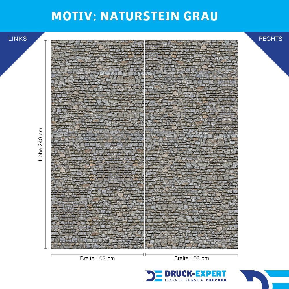 DRUCK-EXPERT Duschrückwand Premium Duschrückwand - langlebiger Fliesensticker aus 0,4 mm selbstklebenden Hart-PVC