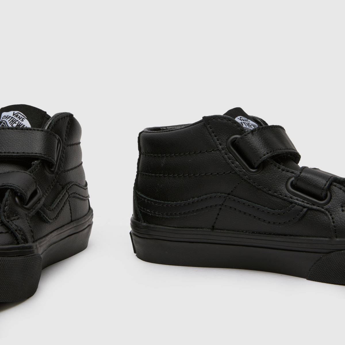 Vans fekete sk8-mid reissue v junior cipők