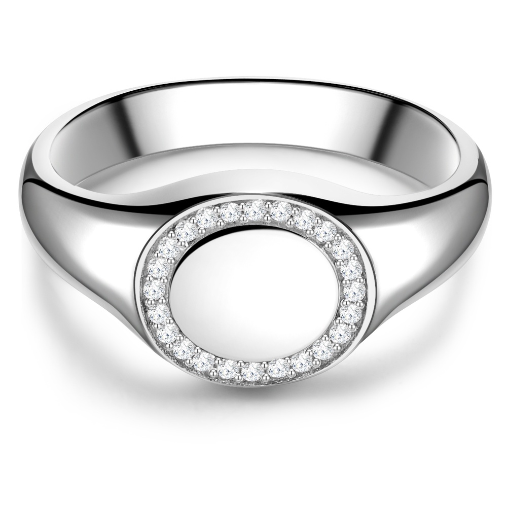 Glanzstücke München Bague en argent Argent sterling Oxyde de zirconium (CZ) en Argent Bague