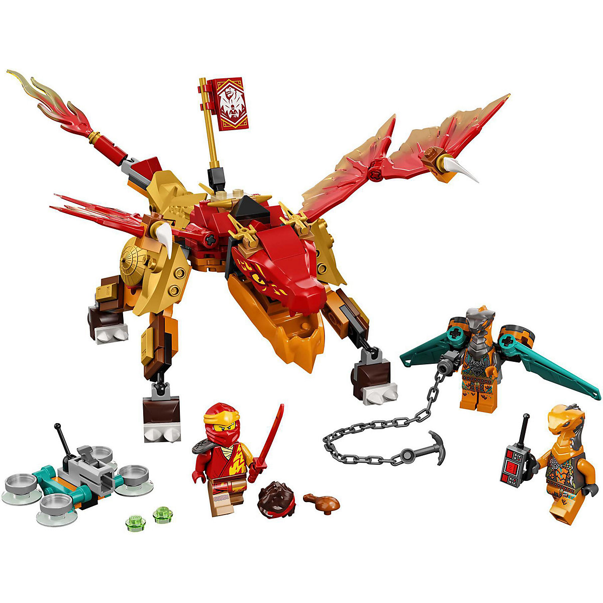 LEGO® Ninjago 71762 Kais Feuerdrache EVO
