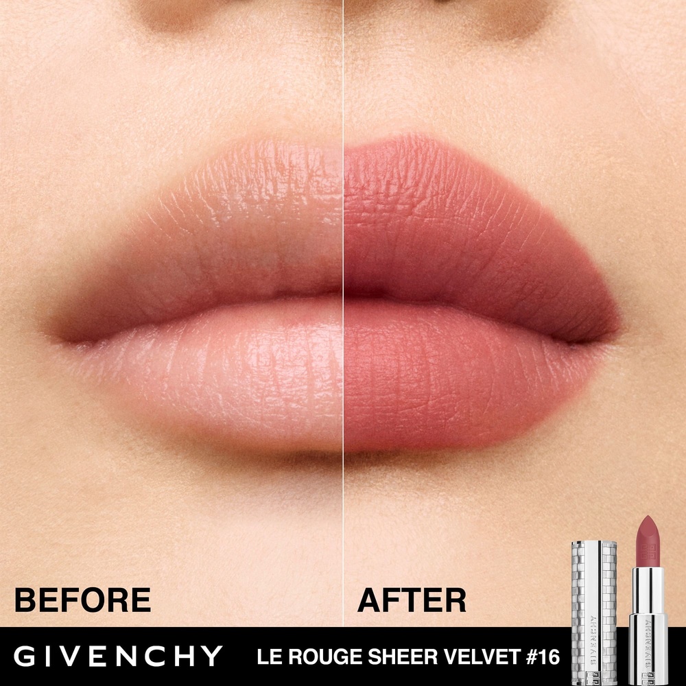 Givenchy Le Rouge Sheer Velvet Rouge à Lèvres Mat Effet Floutant