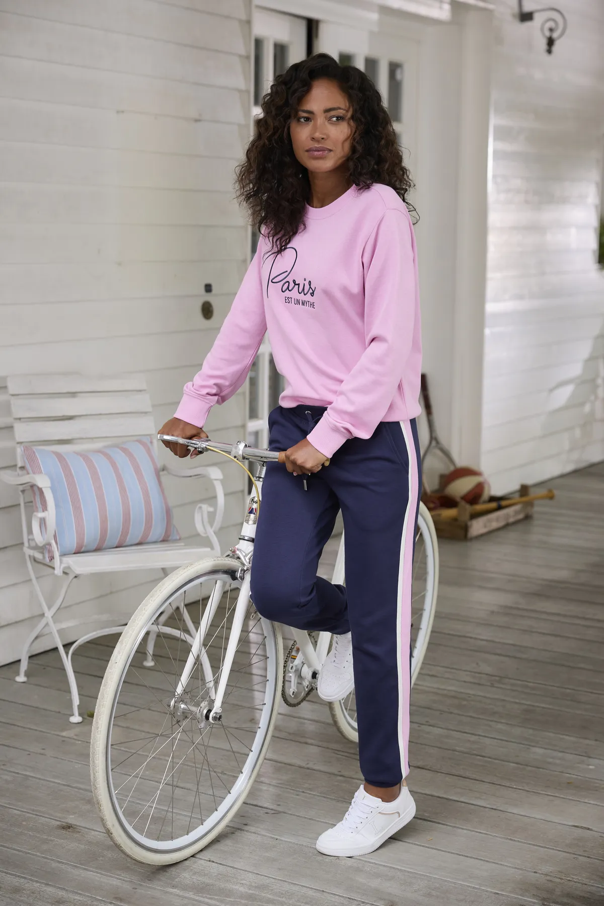 Vivance  Jogginghose - Blau - Relaxed