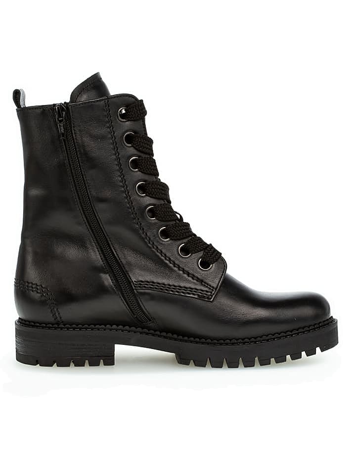 Gabor Leder-Boots in Schwarz günstig kaufen 40