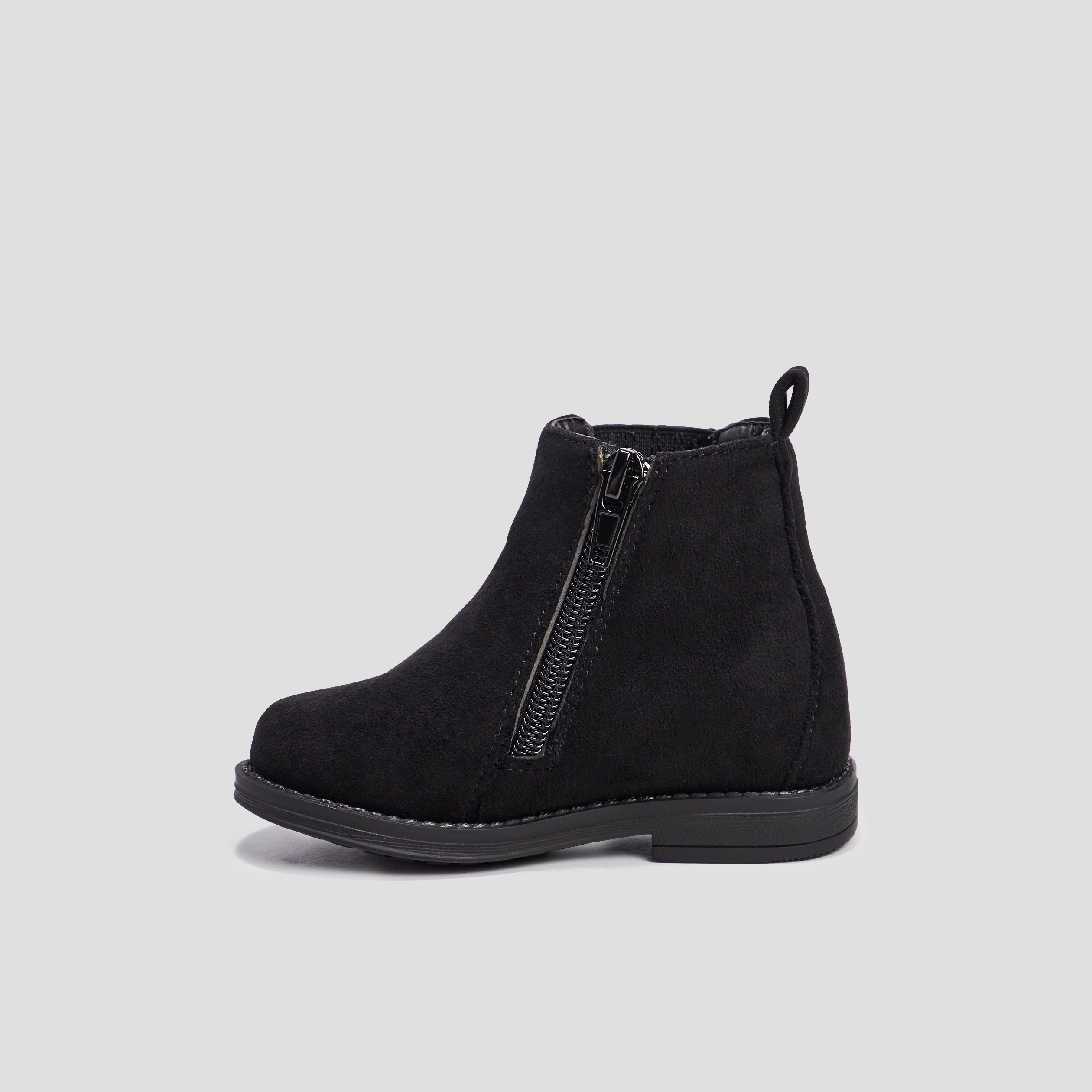 Bottines pailleté chelsea zippées noir bébé fille | La Halle