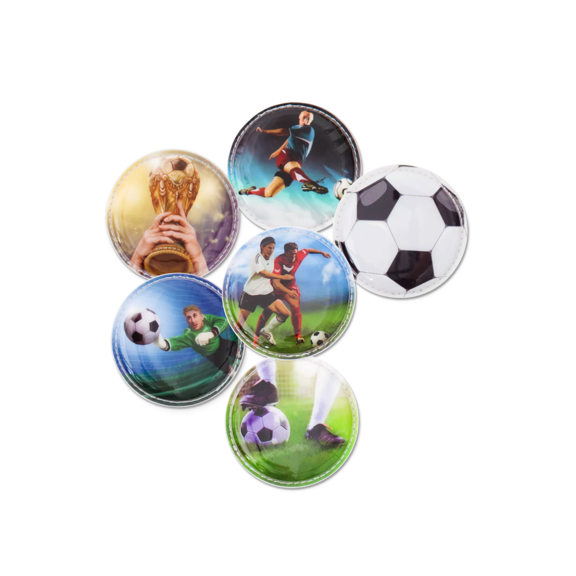 ergobag Klettie-Set (5-tlg.) MATT Fußball