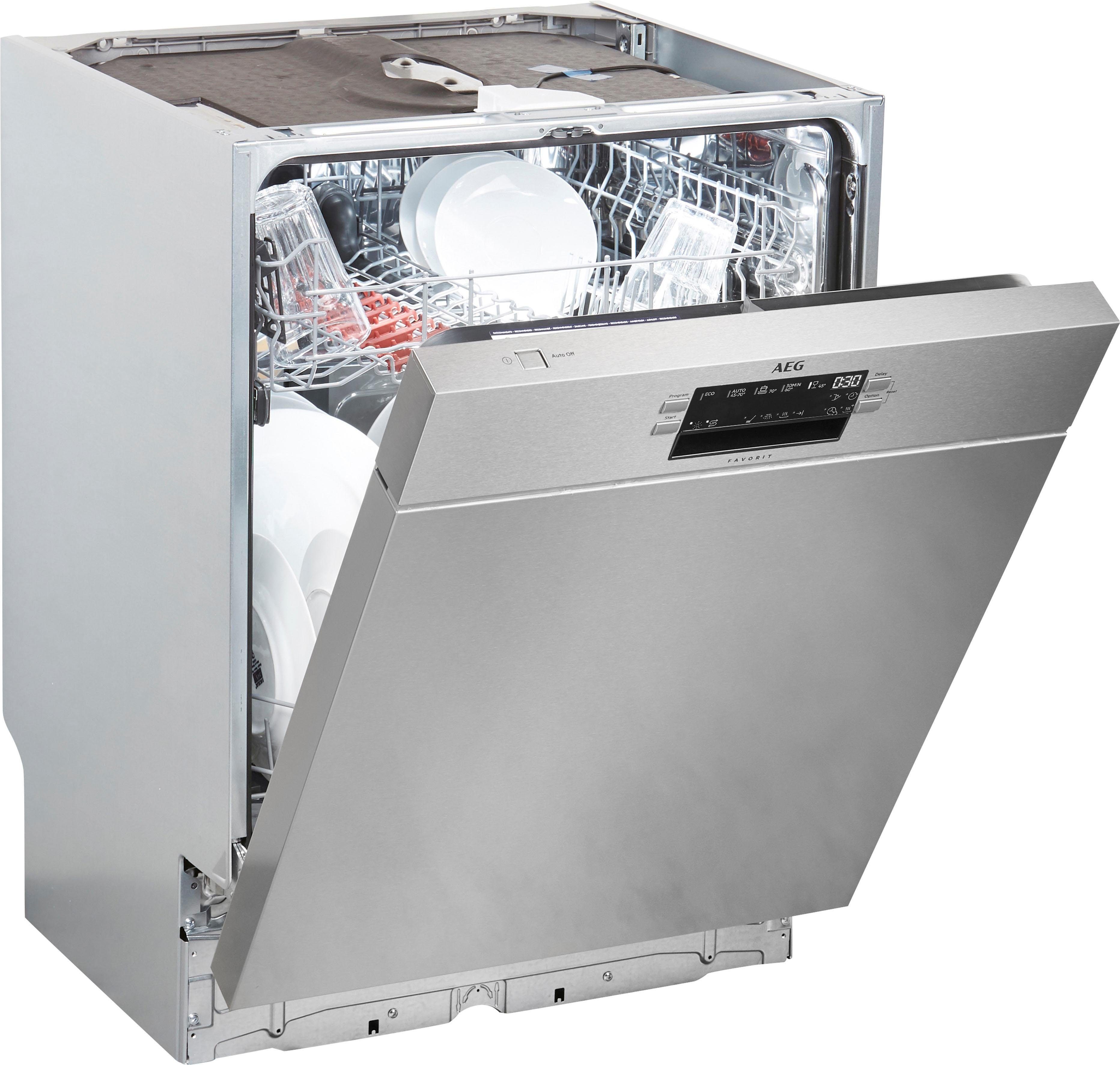 AEG Unterbaugeschirrspüler, FUE53610ZM, 13 Maßgedecke, mit AirDry - Technologie