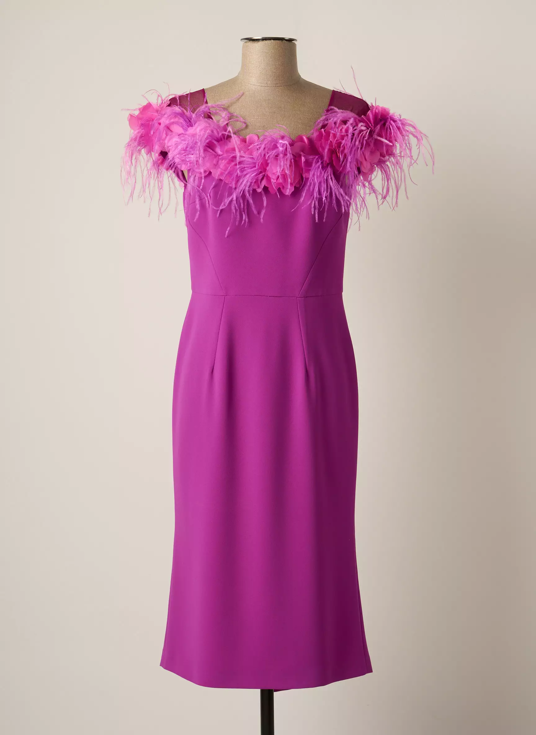 Carla Ruiz Robes Mi Longues Femme couleur violet