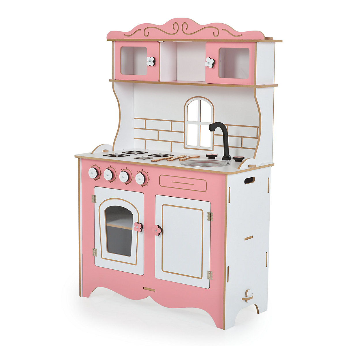 Kinder-Holzküche Rosey CG39, Herd, Backofen Spielküchen