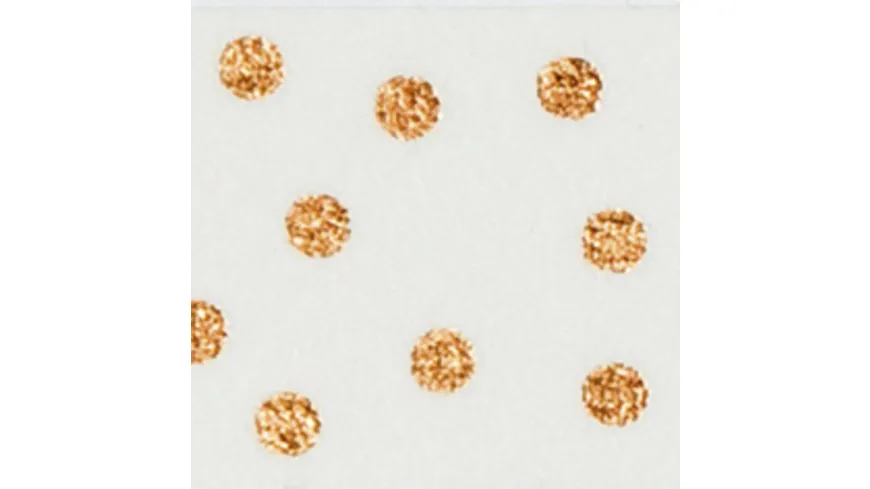 folia washi-Tape Hotfoil Dots rose-gold 5 m