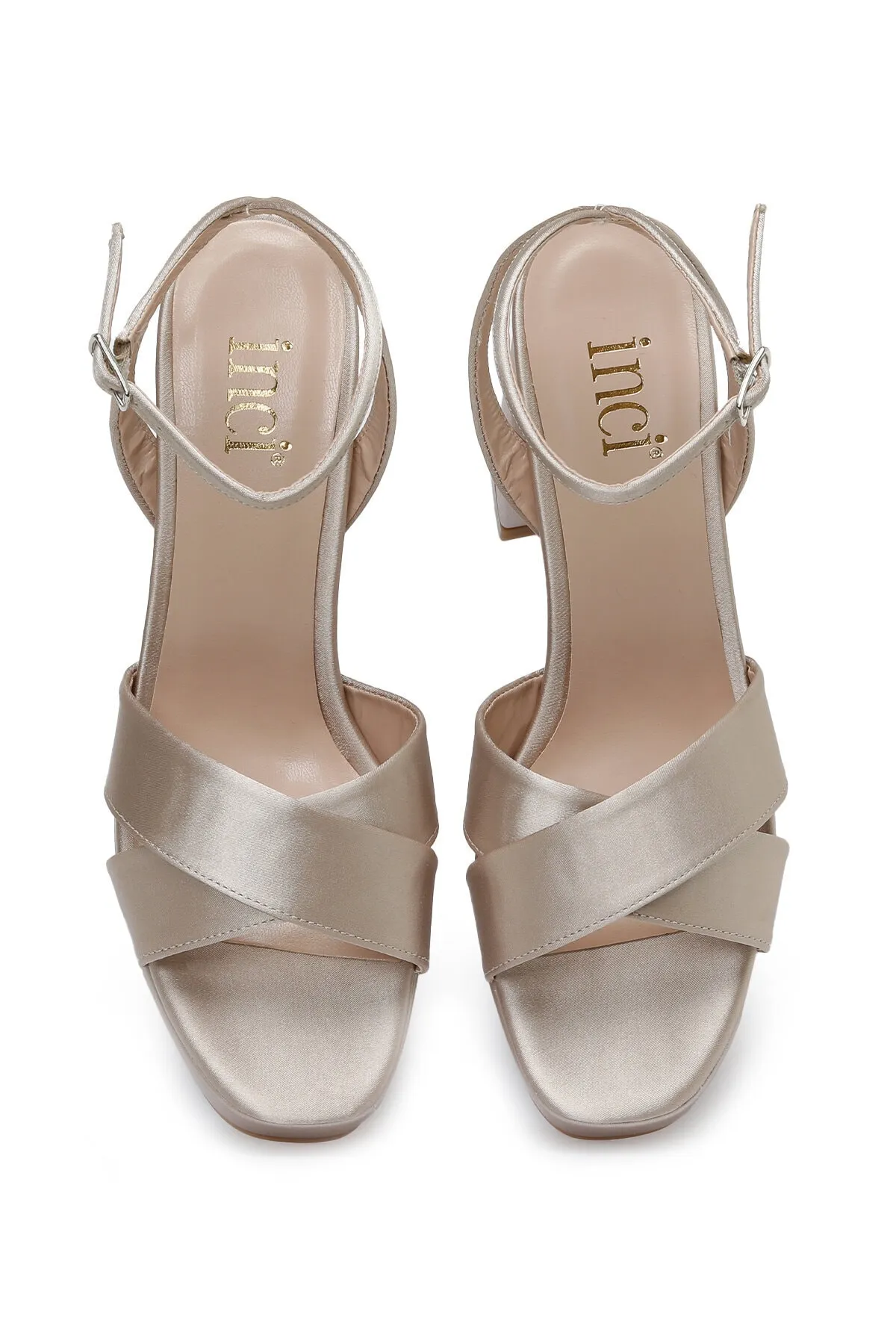 İnci  Berta.s 3fx Beige Damen-Sandalen mit Absatz