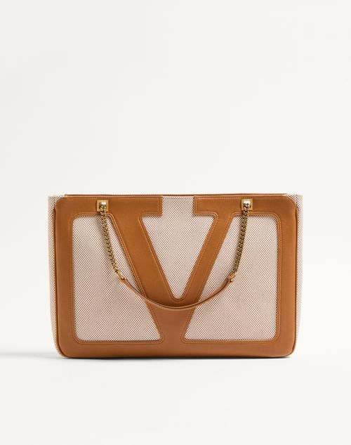 Valentino Garavani Viva Superstar Bolsa média de lona
