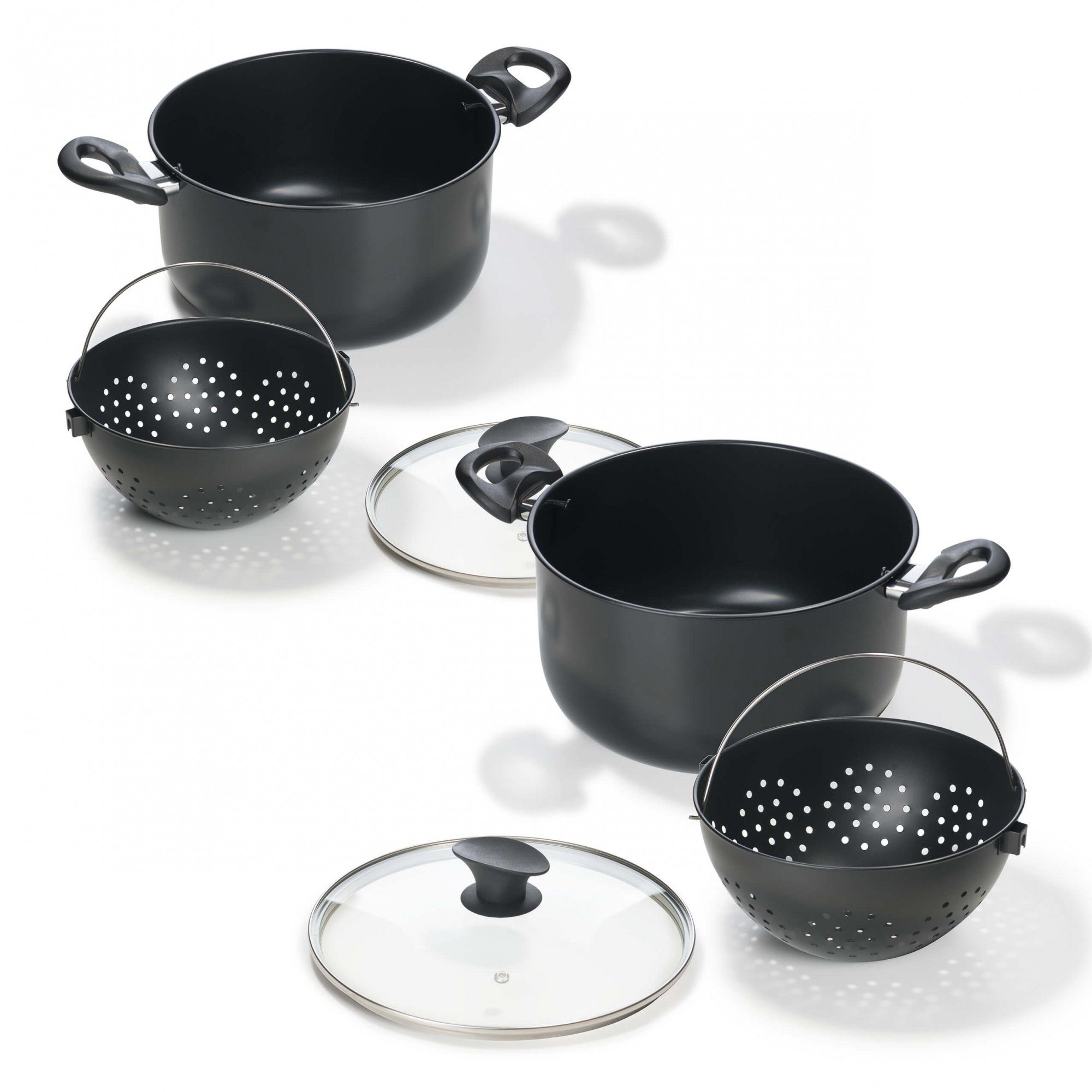 Genius Topf-Set World's Greatest Cooking Pot Ø 20 & 25 cm, Set 6-tlg., Aluminium