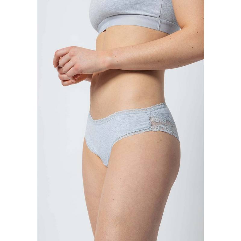 Snocks Slips mit Spitze aus Bio-Baumwolle Unterhose Damen