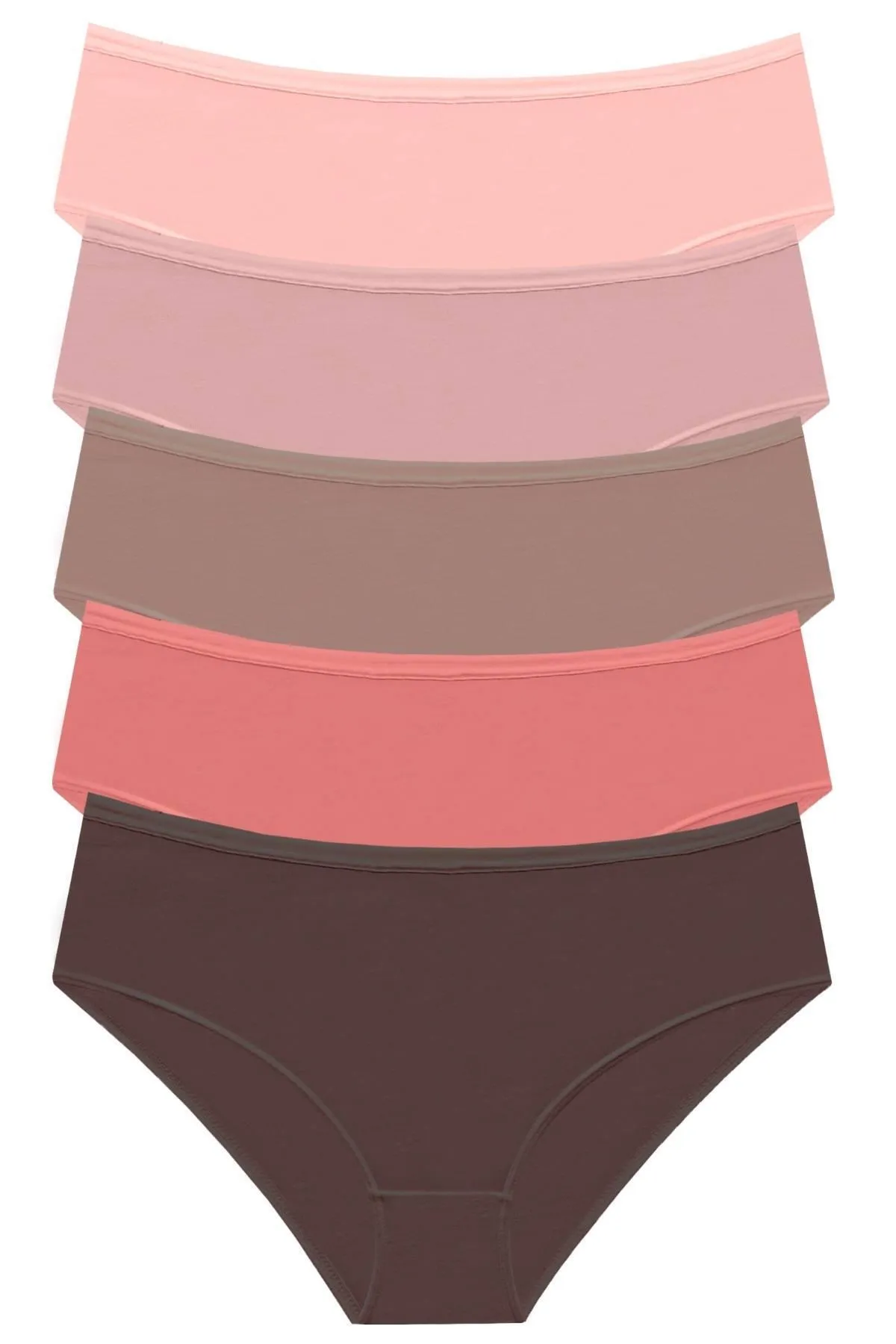 Newlilla  1006 Damen Mix 5-teilige Daily Bato Höschen 1006-v7