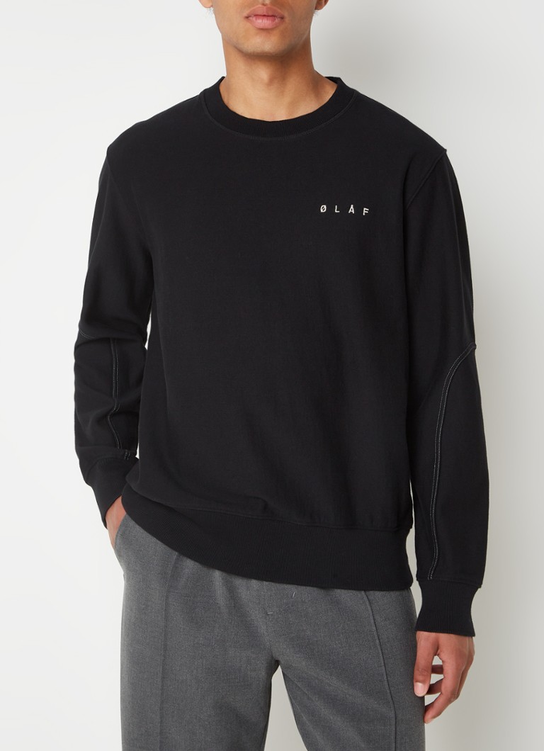 OLAF Face sweater with logo and back print