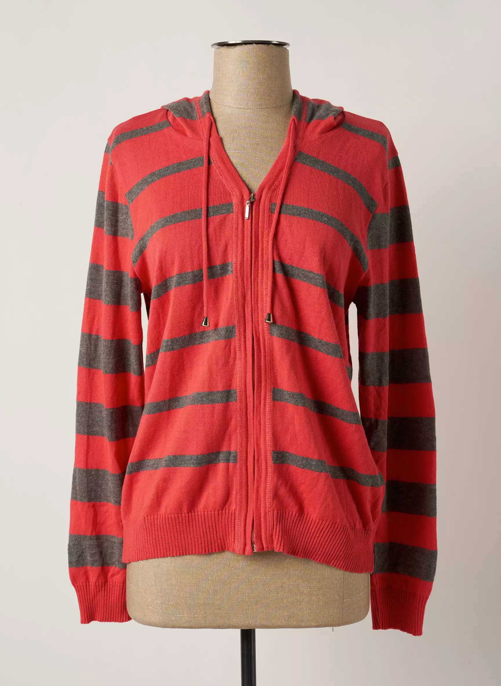 Le Phare De La Baleine Cardigans Femme couleur rouge
