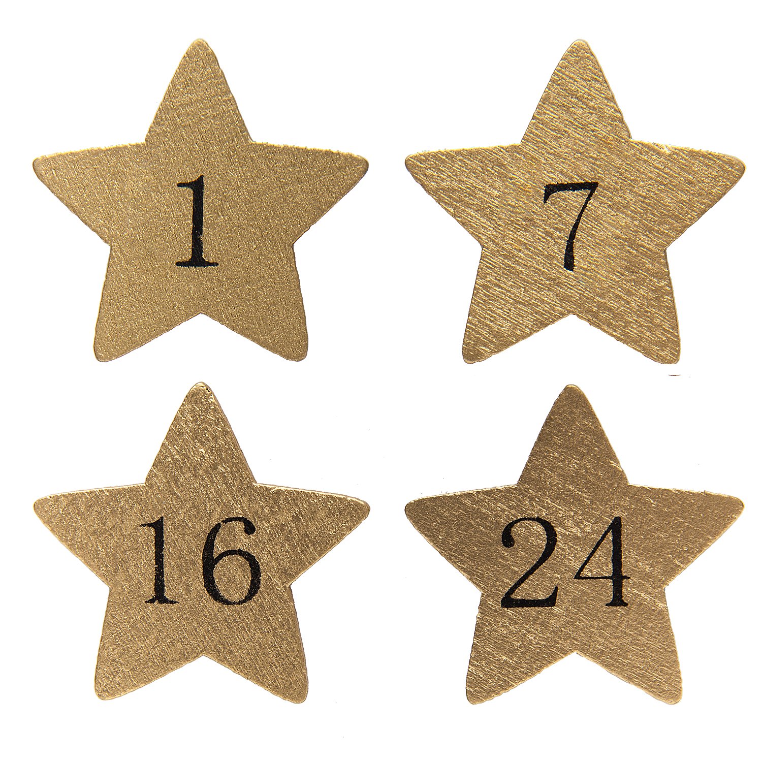 Adventskalender-Zahlen 