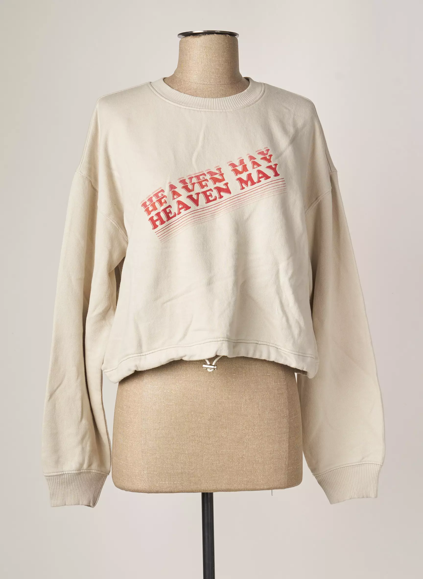 Heaven May Sweats Femme couleur beige