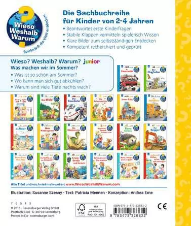 Ravensburger Wieso? Weshalb? Warum? junior, Band 60: Was machen wir im Sommer?