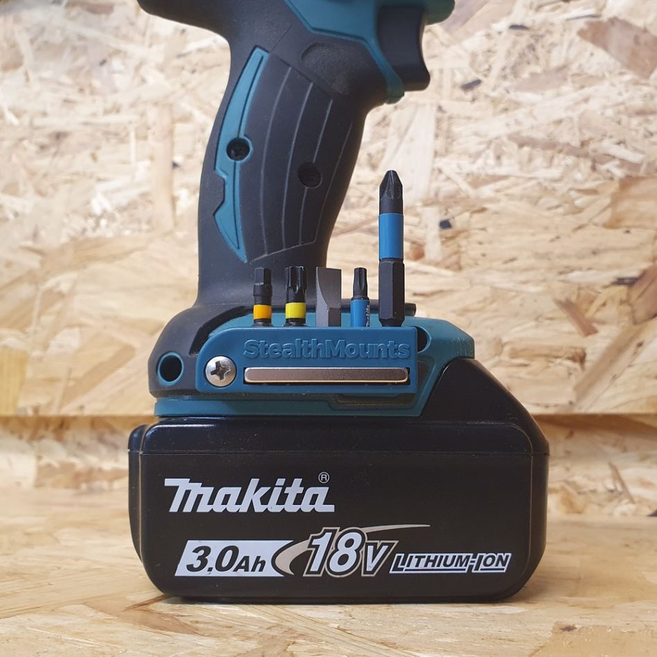 Porte-embouts bleu StealthMounts BH-MK-BLU-2 pour Makita (lot de 2)