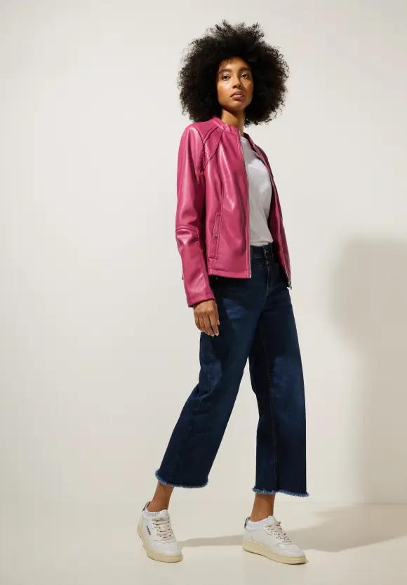 Street One Jacke in Lederoptik