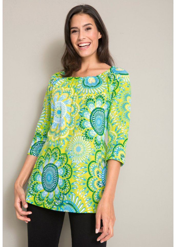 Baumwoll Shirt, 3/4-Arm