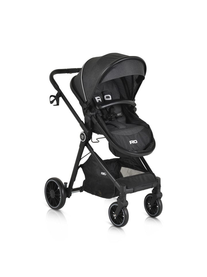 Moni Kinderwagen 2 in 1 Rio 22 kg in schwarz günstig kaufen onesize