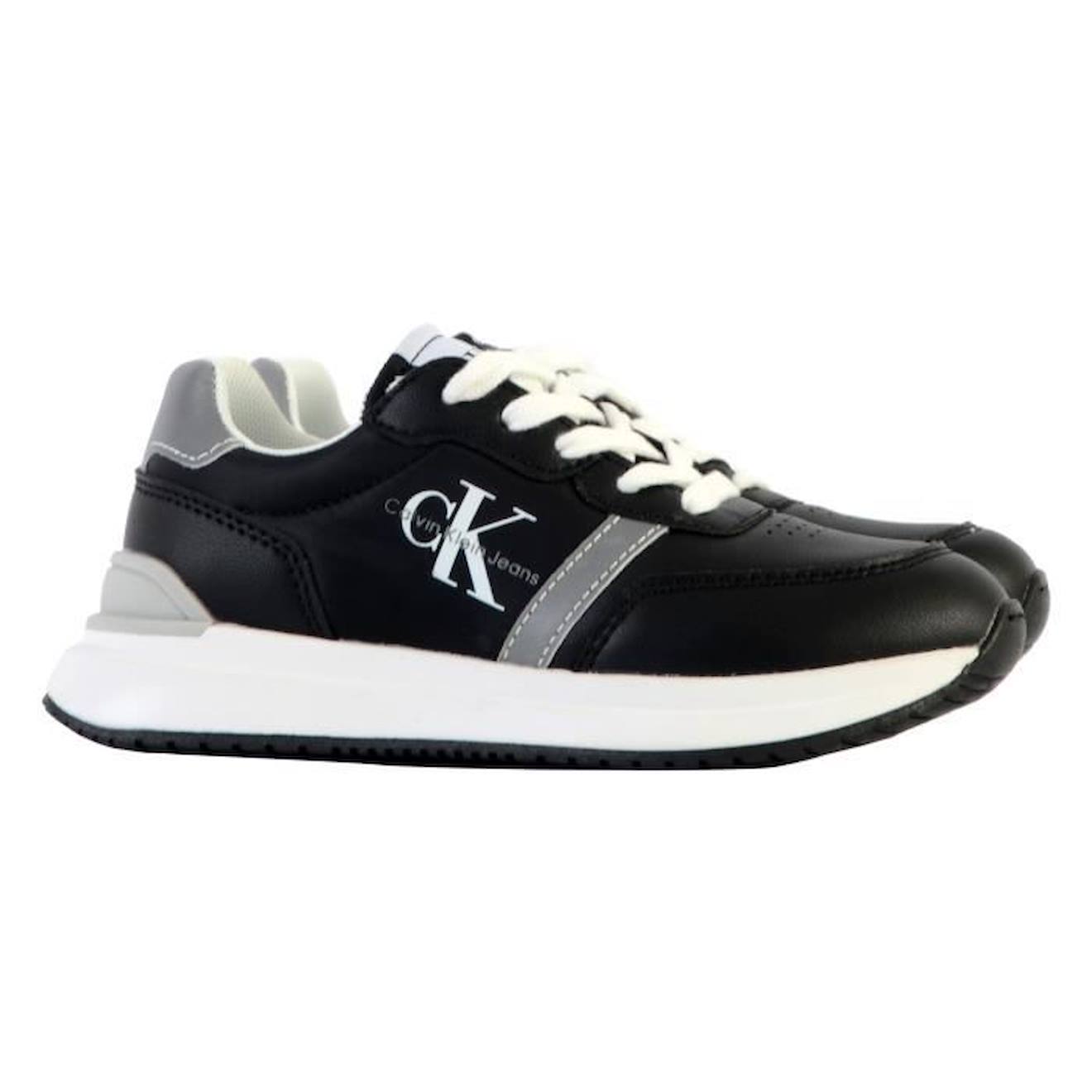 Basket à Lacets Enfant Calvin Klein Jeans Low Cut Lace-Up noir