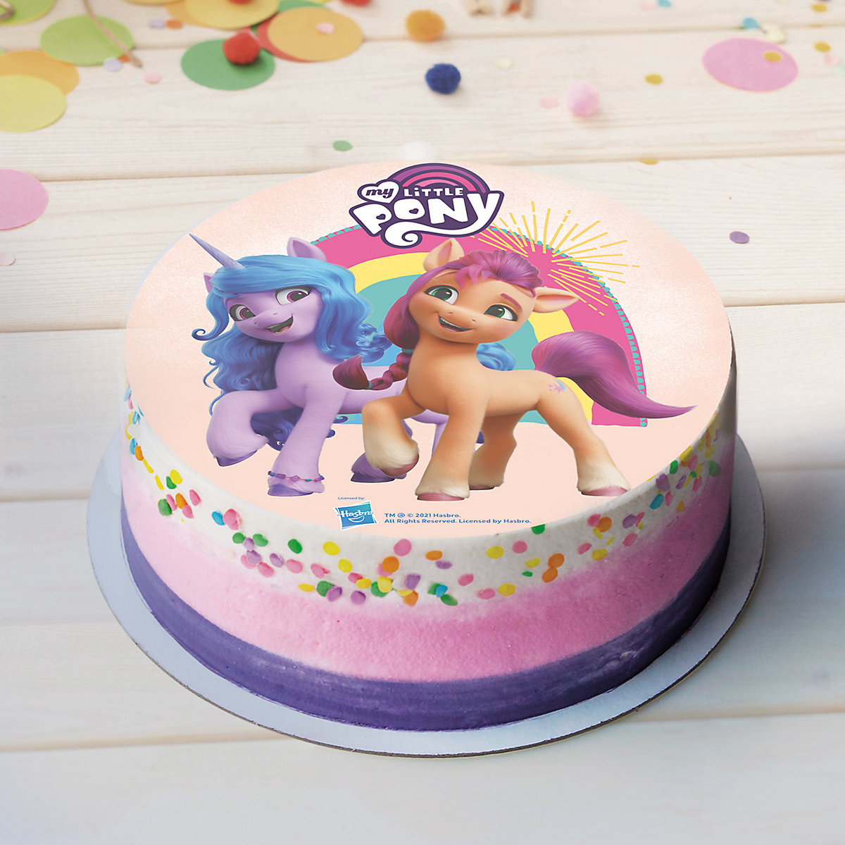 Essbare Tortenaufleger 20cm My Little Pony 20cm