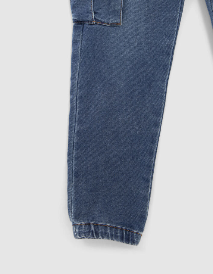 Jogger EASY BATTLE en jean bleu garçon