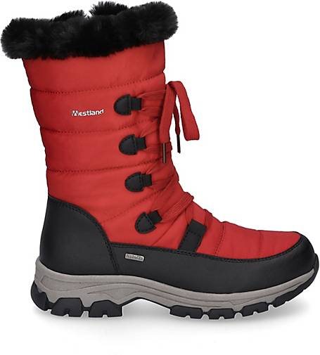 WESTLAND Stiefel Chambery 01, schwarz-rot
