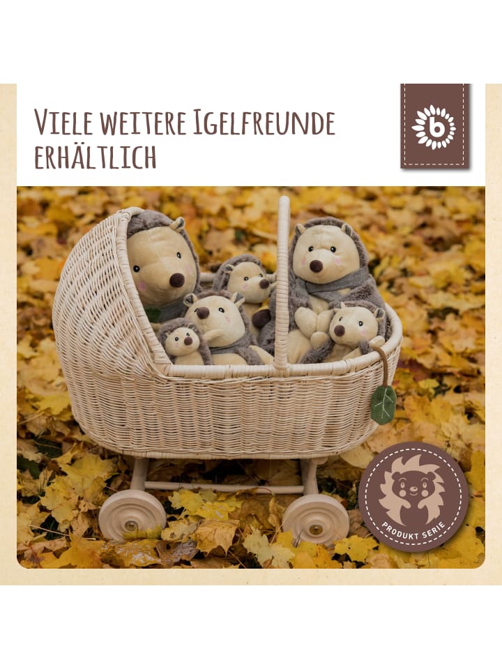 Bieco Spielwaren Schmusetuch Igel Knistereffekt - ab Geburt in Braun günstig kaufen onesize
