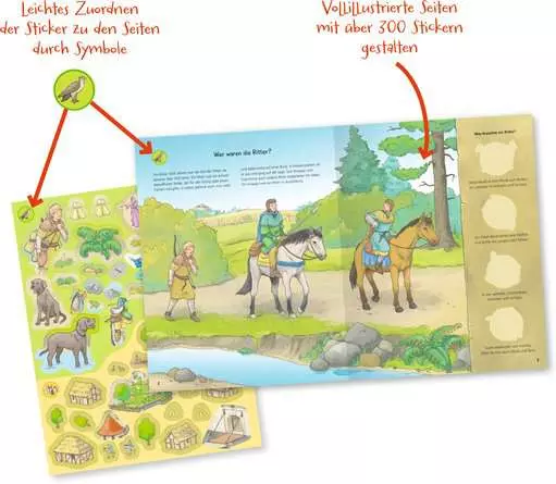 Ravensburger Wieso? Weshalb? Warum? Stickerheft: Ritter