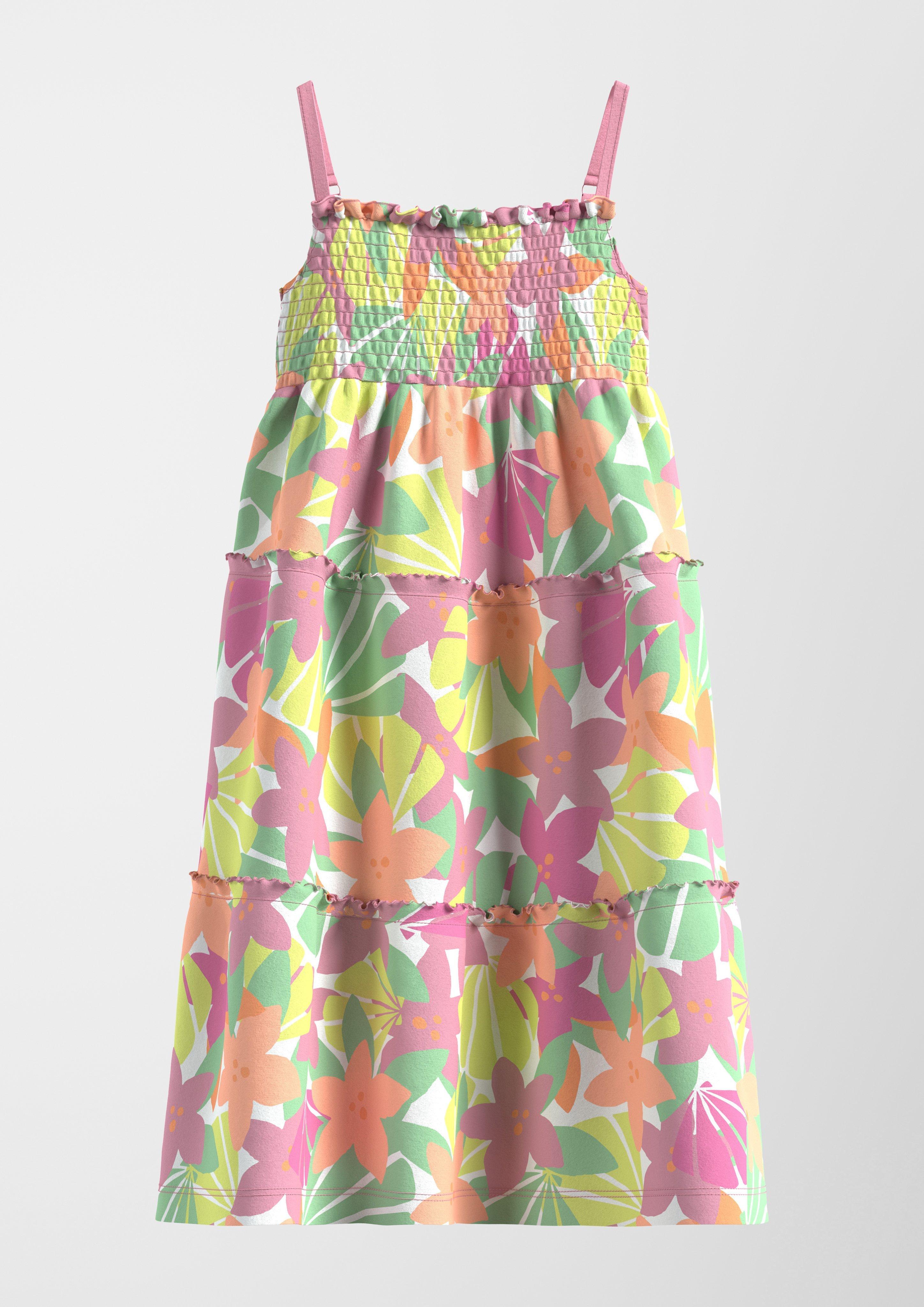 Kleid mit elastischem Smok-Detail  2131437-01A0