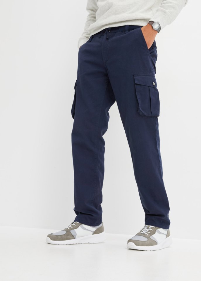 Regular Fit Cargohose, Straight