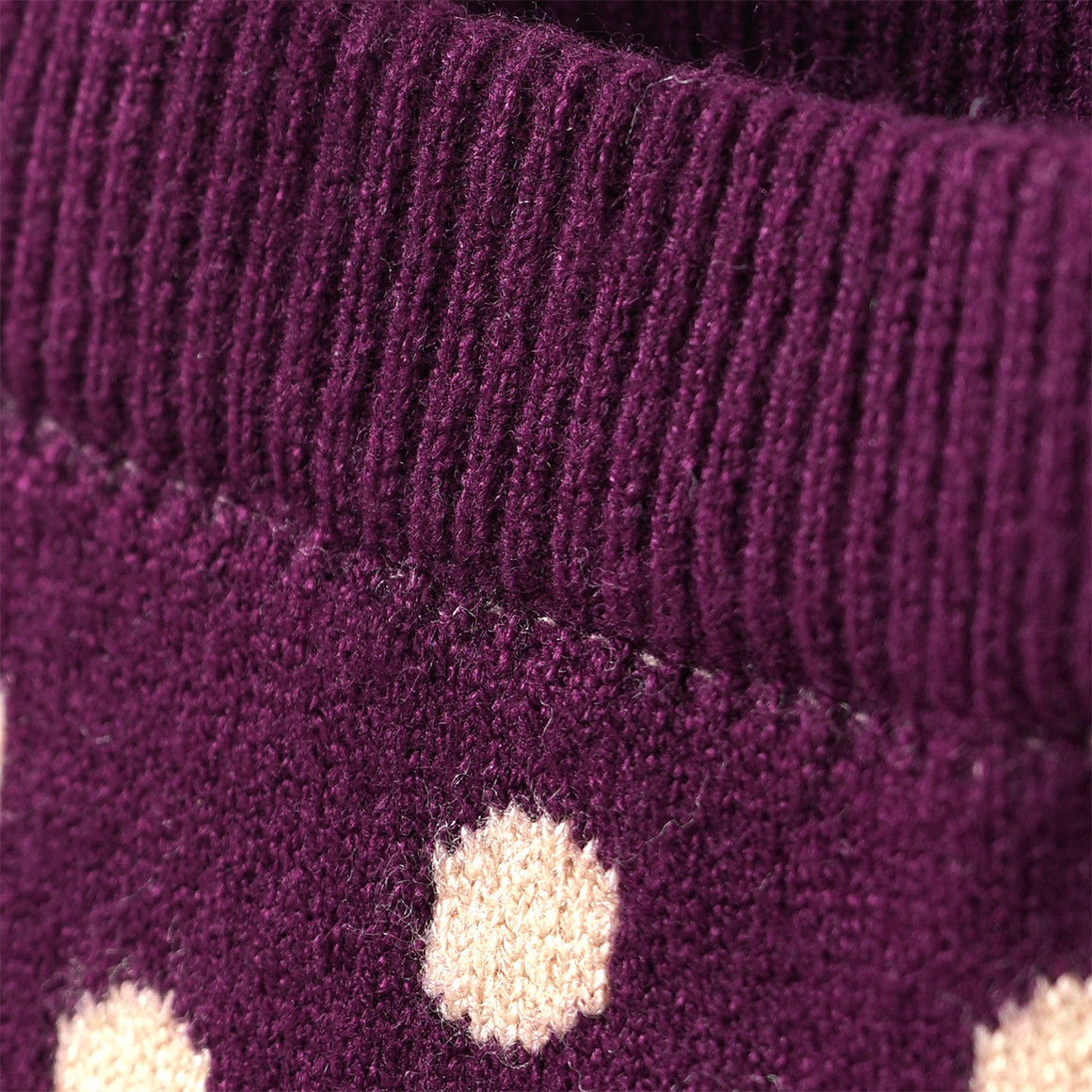 Baby Strickleggings mit Pünktchen allover