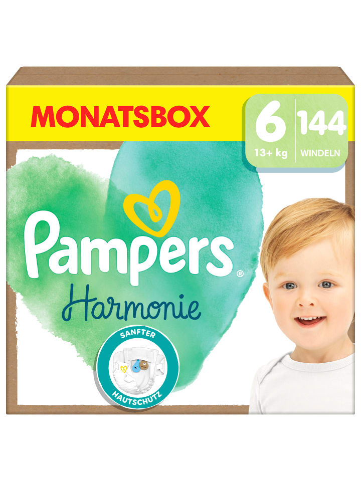 Pampers Pampers Harmonie Windeln Größe 6, 144 Windeln, 13kg  günstig kaufen 6