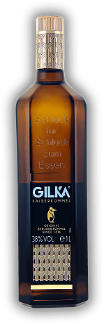 Gilka Kümmel 1,0 Liter Gilka Kümmel 1,0 Liter Seit 1836 ein Berliner Original. 1	 Liter - Vol 38%