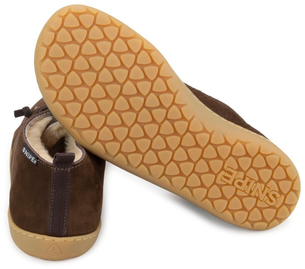 Snipe ~ Desert Shoe MidCut Winter ~ Marone
